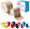 YANGTSUNG Kinesiotapes, 1 Kinesiologie Tape Rollen(5m x 5cm), Profi Physio Tape, Wasserfestes und Elastisches Sport Muskel Tapes, Medizinisches Tape für Schulter, Knieschmerzen, Ellenbogen, Schulter