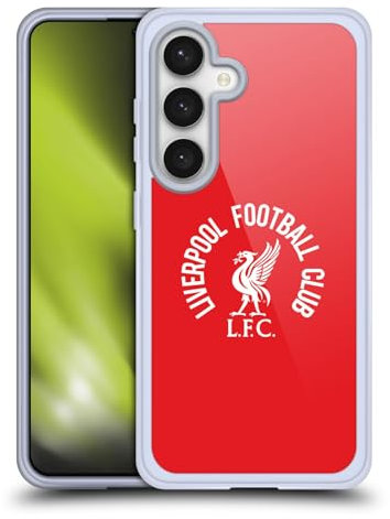 Head Case Designs Offizielle Liverpool Football Club LFC Weiss Und Rot Liver Bird Soft Gel Handyhülle Hülle kompatibel mit Samsung Galaxy S24 5G