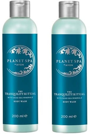 Pack of 2 Planet Spa the Tranquillity Ritual Body Wash with Dead Sea Minerals – 2 x 150ml by Avon