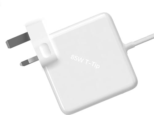 Mac Book Pro Charger - 85W Magnetic T-Tip Power Adapter,Compatible with Mac Book Pro 13 & 15 & 17 inch (Between 2012-2017) - AC Power Supply Cord