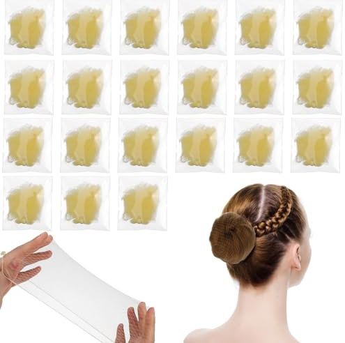 Piriuuo 30 Stück Haarnetz Dutt, Unsichtbare Haarnetze Elastisches Haarnetze Wiederverwendbare Feinmaschig Ballettbrötchen Haarnetz Nylon Haarnetze für Krankenschwestern, Tänzerin, Flugbegleiter