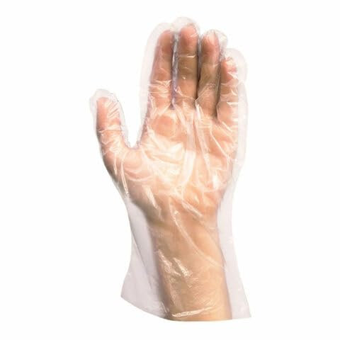 VEPATIM 500 PE-Einweghandschuhe für Damen transparent