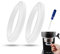 2 pcs Junta para la máquina de café DeLonghi,Ø47mm con herramientas de sellado,Junta tórica Para EC680/EC685/EC850/860 brew grupo brew head gasketg