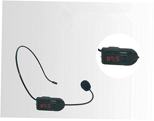 JOINPAYA Micrófono Inalámbrico FM Altavoz Amplificador De Voz para Clases Reuniones y Visitas Guiadas Micrófono Altavoz