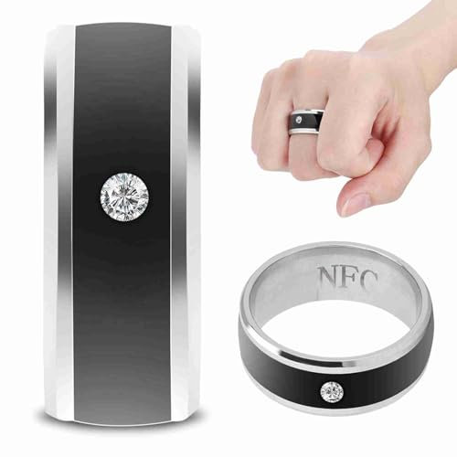 Smart Ring NFC Multifunktions Tragbares Gerät für Mobiltelefone. (Größe9)