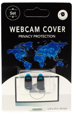 Black-Frogs - Cache Camera Ordinateur Lot de 2 pièces Ultra-Mince Webcam sécurité MacBook Pro Air, iPad, Portable, Mac Accessoires, PC, Ordinateur Portable