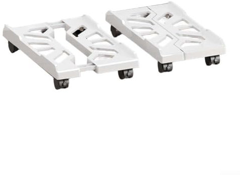 Eawfgtuw Multifunctional Computer Host Stand With Adjustable Width And Pulley CPU Chassis Bracket Mobile Base, Suitable For Desktop Host Storage And Organization