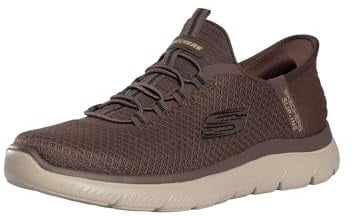 Skechers Herren Summits HIGH Range Trainer, Brown Mesh, 47.5 EU