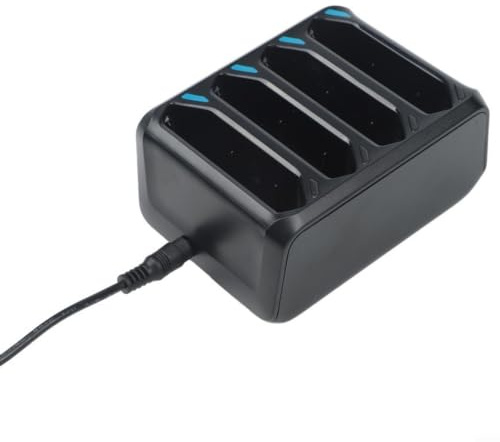 Für Quad Slot Für Ladegerät Für Zebra Tc70 Tc72 Tc75 Tc77 Tc70x Tc75x Barcode Scanner Docking Station Mit Led Anzeige Und 4a Ausgang Stromversorgung Schwarz