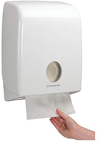 KCP 6954 AQUARIUS Gefaltet Handtuchspender, C-Falzung, Weiß