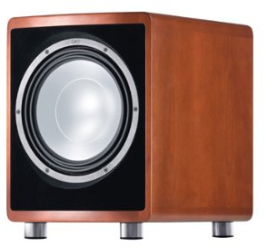 Canton Ergo AS 650.2 SC Aktives Bassreflex-Subwoofersystem (200/350 Watt, Digitalendstufe) Kirsch Stück