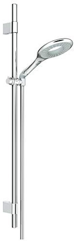 Grohe Rainshower Icon 150 Brausestangenset 900mm, 2 Strahlarten, variable Bohrlöcher zur Befestigung, chrom