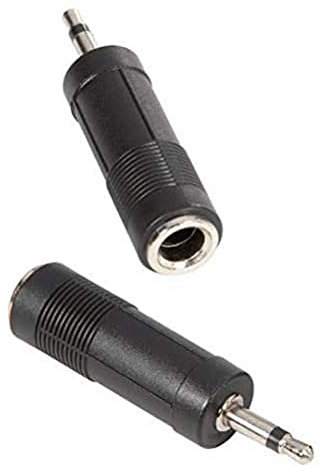 Adam Hall Connectors 7554 - Adattatore Jack mono femmina 6,3 mm a mono RCA maschio 3,5 mm