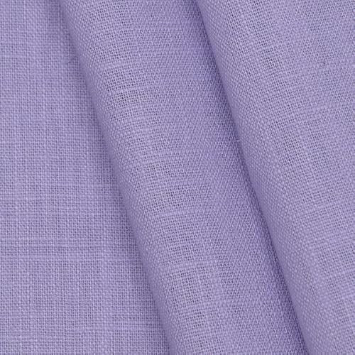 STOFFKONTOR 100% Leinenstoff - edler Naturstoff - vorgewaschen - Meterware, hell-lila - zum Nähen von Kleidern, Röcken, Trachtenmode