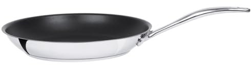Cristel CWMP24E Poêle 24cm-Anti-adhérent Exceliss-Cookway Master INOX