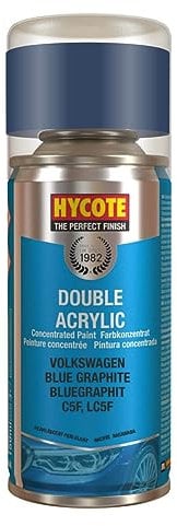 Hycote Double Acrylic Aerosol Car Spray Paint, Volkswagen - Blue Graphite, 150 ml