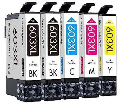 Cartridgeify 603 XL Druckerpatronen Kompatibel mit Epson 603 603XL Patronen Multipack, für Expression Home XP-2100 XP-2105 XP-3100 XP-3105 XP-4100 XP-4105, Workforce WF-2810 WF-2830 WF-2835 WF-2850