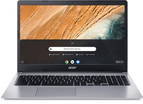 Acer Chromebook 315 CB315-3H-C417 Ordinateur Portable 15.6'' HD, PC Portable (Intel Celeron N4000, RAM 4Go, 32Go eMMC, Intel UHD Graphics, Chrome OS) - Clavier AZERTY (Français), Laptop Gris