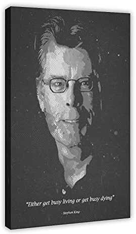 Stephen King Poster mit Motivationszitaten, 6 x 60 cm