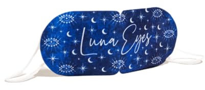 Sensory Retreats Luna Eyes Self Heating Eye Mask - Single-Use Mask, Lavender Heated Eye Mask, Soothing Disposable Sleep Masks with Heat - Ideal Warming Eye-mask for Travel - Single Pack