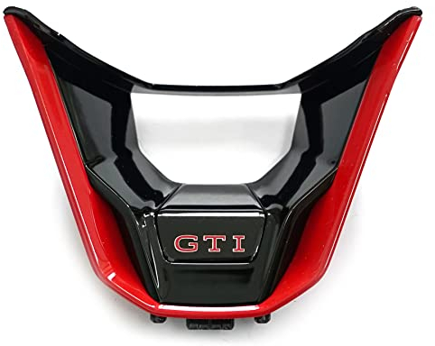 Volkswagen 5H0419659FWUZ Blende GTI Schriftzug Lenkrad Rahmen, schwarz/rot