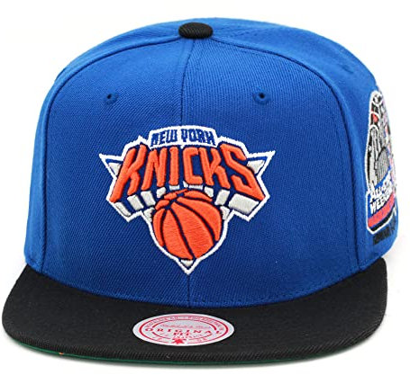 Mitchell & Ness All Star Color Snapback Hat Adjustable Cap HWC, Royal, Black, One size