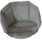 LOVIVER Outdoor Hängesessel Kissen, Grau, 60 x 60 x 45 cm, Leinen, Hängesesselkissen, Kissen, Entspannung und Dekoration (Indoor und Outdoor)