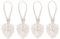 Artibetter 4 Pack- Vorhang Tiebacks Boho Handgefertigte Vorhang Holdbacks mit Quasten- Bauernhause- Vorhang Dekorative Holdbacks für Drapery Terrasse Beige