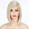 FASHION IDOL Schwarze Bob Lace Front Perücken für Frauen Synthetisches mittleres T-Teil Lace Front Perücken 10 Zoll Hitzebeständige Fasern Bob Perücke für den täglichen