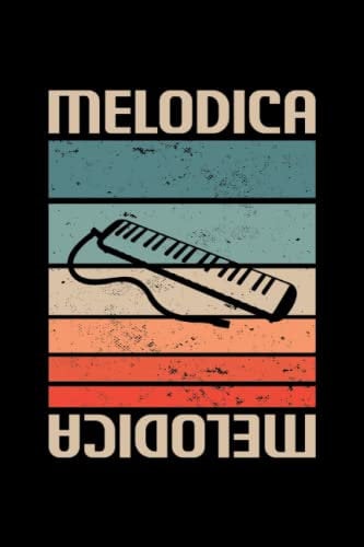 Retro Melodica Music Book: Melodica music book for Melodica Player, 6 x 9 with 120 pages, blank staff, softcover