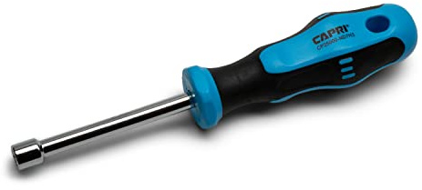 Capri Tools Kontour 7 mm Nut Driver, 3-Inch Hollow Shaft