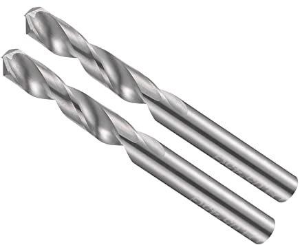 CoCud Brocas carburo sólido, 4,05mm Diámetro, K35 Tungsteno Carburo Precisión Mini Torsión Brocas Brocas - (Aplicaciones: para Acero Inoxidable Aleación Metal), 2uds