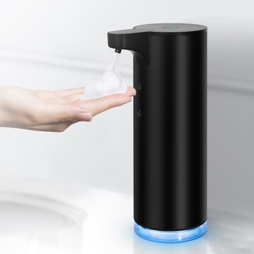 Automatic Soap Dispenser: LAOPAO Rechargeable Touchless Foaming Soap Dispenser Stainless Steel Foam Soap Pump for Bathroom Kitchen Xmas Gift