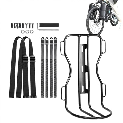 Bicycle Luggage Carrier Rack, Bike Touring Carrier Rack, Front Fork Touring Carrier Stand, Suspension Design Bike Carrier Rack, City Bike Luggage Carrier, Road Bike Touring Rack For Luggage Touring