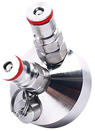 Rtauhife Ball Sperren Mini Fass Zapfhahn für Mini Fass Edelstahl HausgebräU Spear 3.6L / 5L / 10L Werkzeug