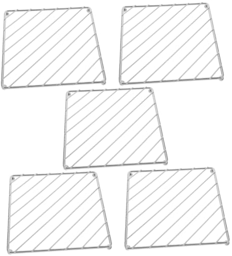 JECOMPRIS 5 Stück Isolierpads Untersetzer Für Heiße Töpfe Und Pfannen Hot Pad Halter Für Die Küche Hot Pot Halter Teekannen Untersetzer Tischuntersetzer Untersetzer Ständer Metall