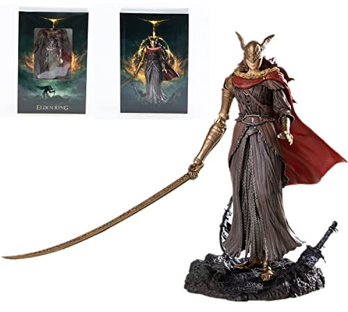 HLUONGTN Anime-Figur, Elden Spiel Malenia Figur, 24 Cm/9,4 Zoll, Pvc-Figur, Anime, Skulptur Für Elden Fans