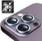 MINUUISCT Protector de lente de cámara compatible con iPhone 12 Pro Max, protector de pantalla de cristal templado ultra HD inastillable, color azul cielo