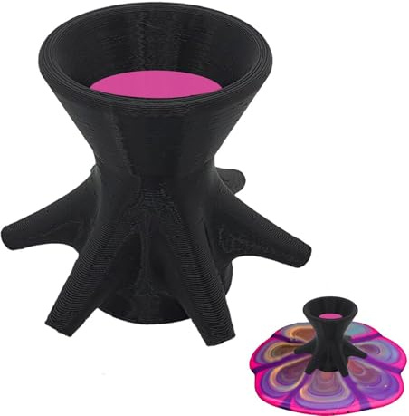 Pouring Paint Flower Split Cup, 7-Leg Funnel Split Cup, Reusable Paint Pour Cups Reverse Flower Dip for Pouring and Making Flower Pattern Paints