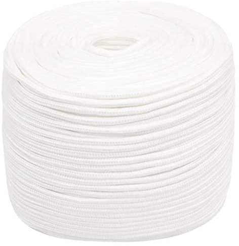 PP Seil, Geflochtenes Outdoor Tauwerk, UV-beständig und Abriebfest, Textilseil, Bootsleine, Nylonseil für Landwirtschaft Schifffahrt Camping, 8 mm x 25 m