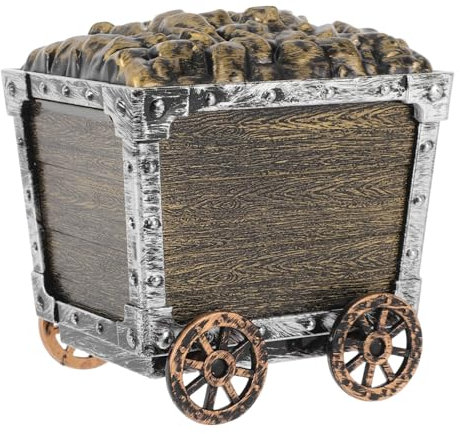 KOMBIUDA Toy Car Storage Box Miniature Treasure Chest Plastic Storage Box for Boys and Girls Boy Girl's Jewelry Case