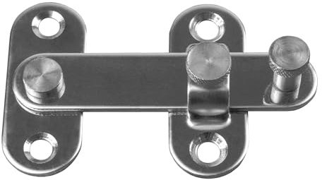 KLAK 45 - Türriegel Schwenkverriegelung Edelstahl Nut 8 für 45-er Profile - 1 Stück