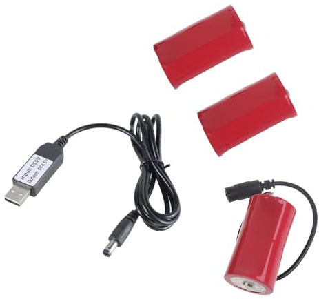 Whltzf 1 Setzen Sie Gefälschte Akku Eliminierung USB 5V2A Netzteil Versorgungsadapter Kabeldrahtkabel Für 3x1 5 V LR20 D LR20 Batterie