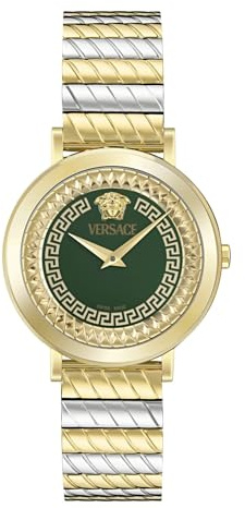 Versace Damen Analog Quarz Armbanduhr Delphinus