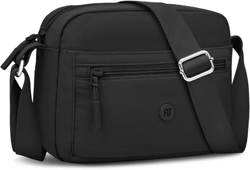 ONEKERUN Umhängetasche Damen Mittelgroß Schultertasch | Nylon Leicht Crossbody Bag Wasserdicht Handtasche Damen mit Vielen Fächern Messenger Tasche Verstellbare Schulterriemen