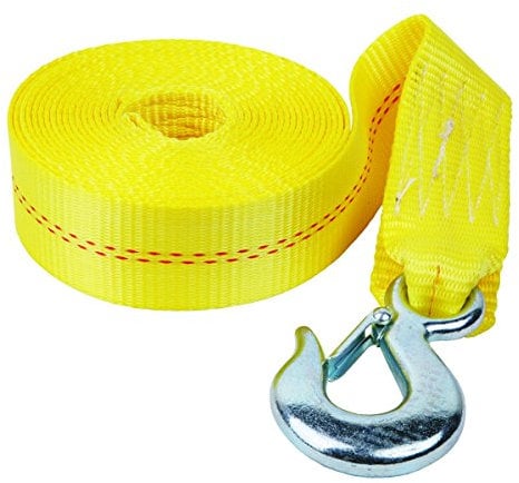 Fulton WS20HD0600 Heavy Duty Trailer Winch Strap with Hook 2 x 20'