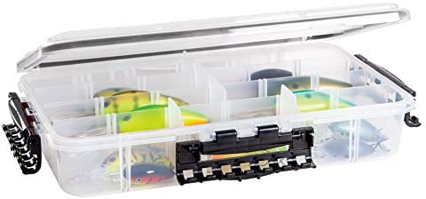 Plano Frabill Plano Tiefe, wasserdichte Aufbewahrungsbox, Farblos