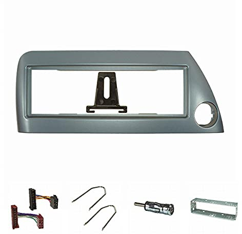 tomzz Audio 2415-008 Radioblende Set kompatibel mit Ford KA RBT Bj.1996-2008 blau-metallic mit Radioadapter ISO Antennenadapter ISO DIN Entriegelungsbügel Einbauschacht