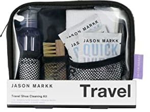 Jason Markk Travel Shoe Cleaning Kit, Shoe Cleaner, Trainers Care, 5-Piece Set, Travel Size, Ideal for Footwear, Safe on Leather, Suede, Nubuck, Cotton, Knits