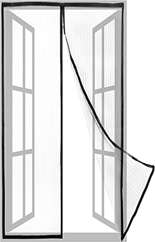 PrimeMatik - Mosquitera para Puerta 75 x 215 cm con Cierre magnético